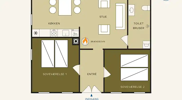 Cozy farmhouse close to the sea