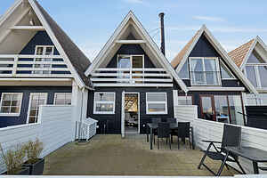 Ferienhaus 1. Reihe. 4 Pers. 30 m Meer