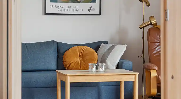 Hyggeligt træsommerhus tæt på natur og strand