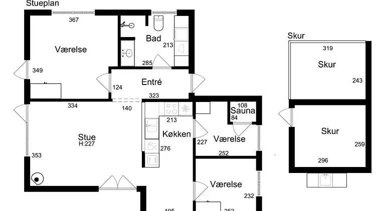 Dejligt feriehus nær skov og strand