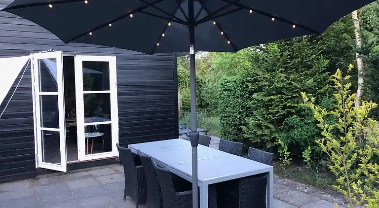 Sommerhus til familien med adgang til badeland