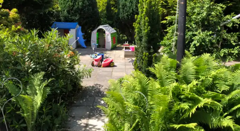 Sommerhus til familien med adgang til badeland