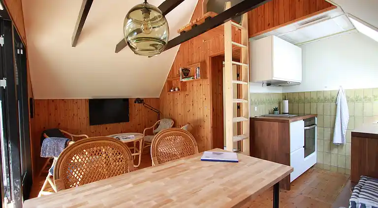 Schönes Ferienhaus am schönen Kongsmark Strand.