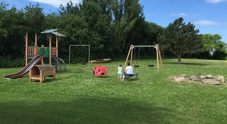 Sommerhaus mit Panoramablick über den Strand