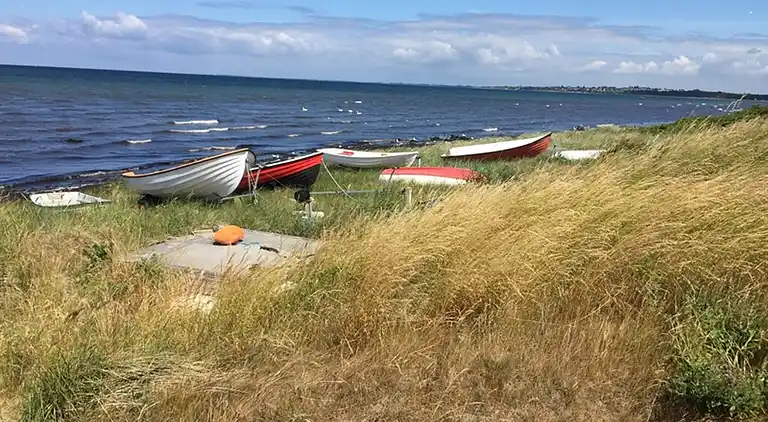 Sommerhaus mit Panoramablick über den Strand