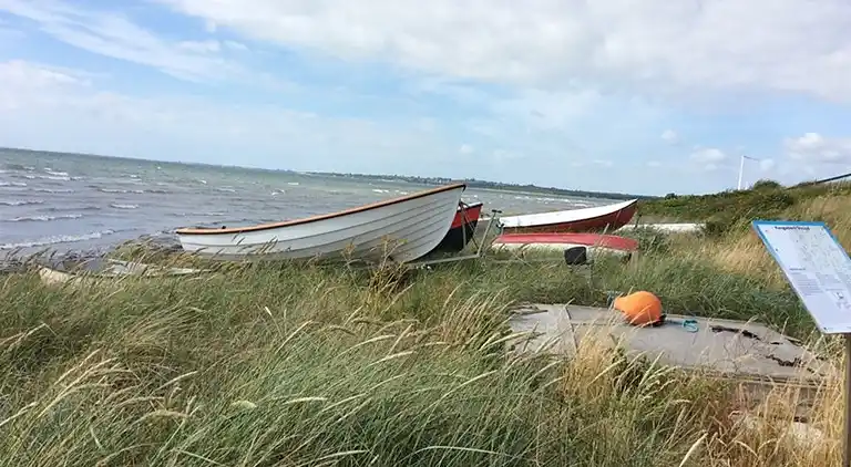 Sommerhaus mit Panoramablick über den Strand