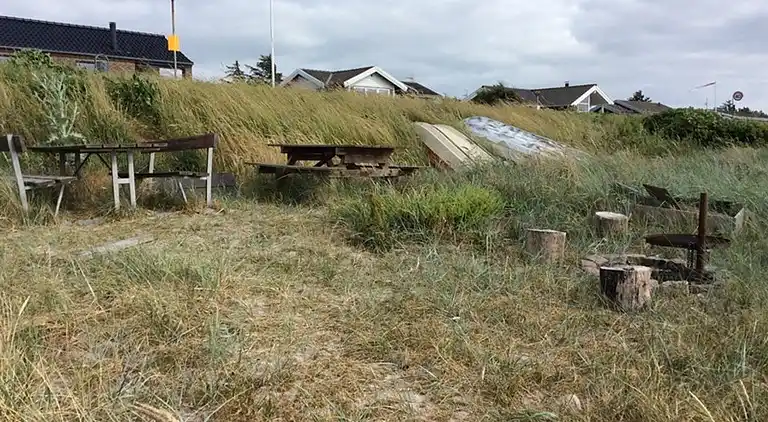 Sommerhaus mit Panoramablick über den Strand