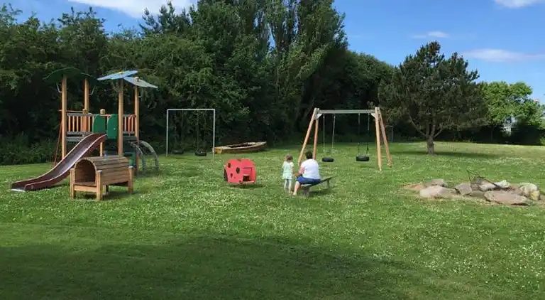 Sommerhaus mit Panoramablick über den Strand