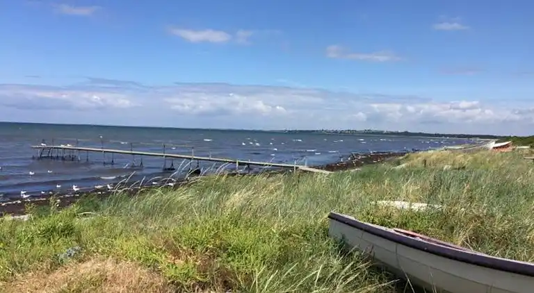 Sommerhaus mit Panoramablick über den Strand