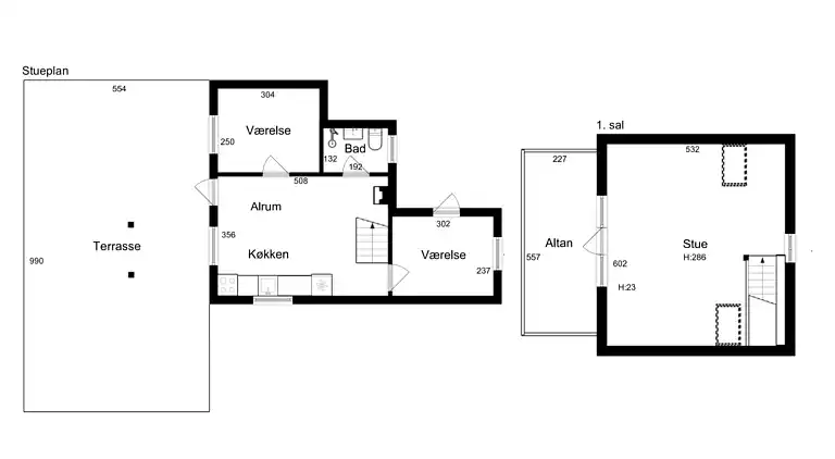 Ruhiges Ferienhaus nahe Strand und Natur