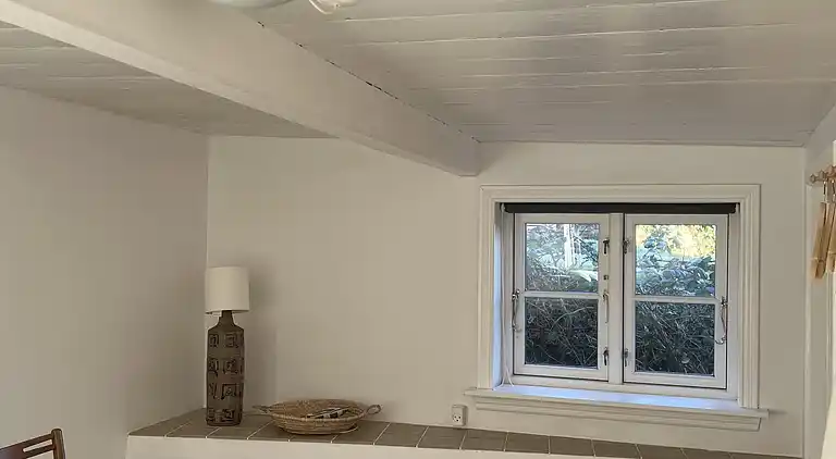 Fiskerhus med skøn  havudsigt ved Listed havn.