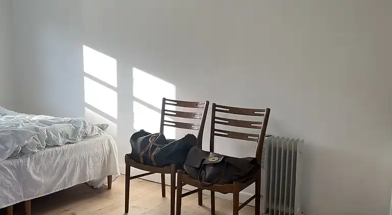 Fiskerhus med skøn  havudsigt ved Listed havn.