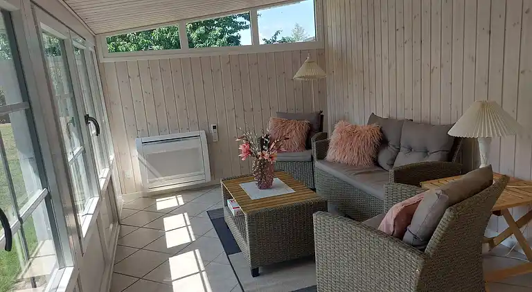 Schönes Ferienhaus nahe am Strand