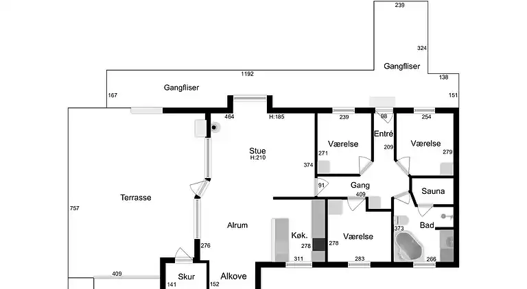 Sommerhus med spa, sauna og skøn natur