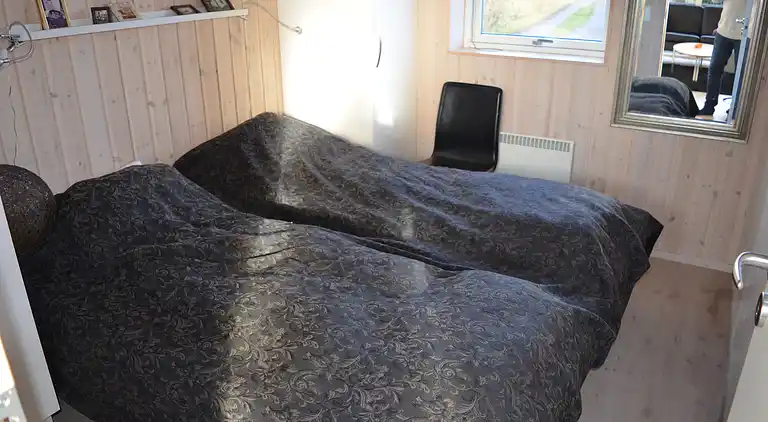 Dejligt familieferiehus kun 130 m fra stranden. 