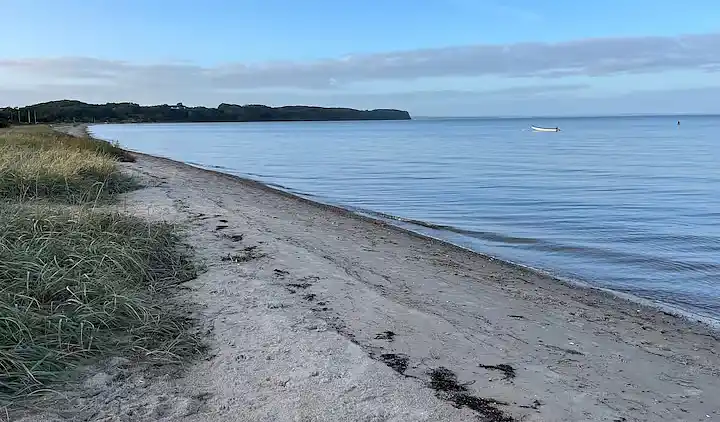 Nyt sommerhus tæt ved sandstrand