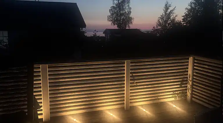 Panoramic view at the shore of Lake Vänern