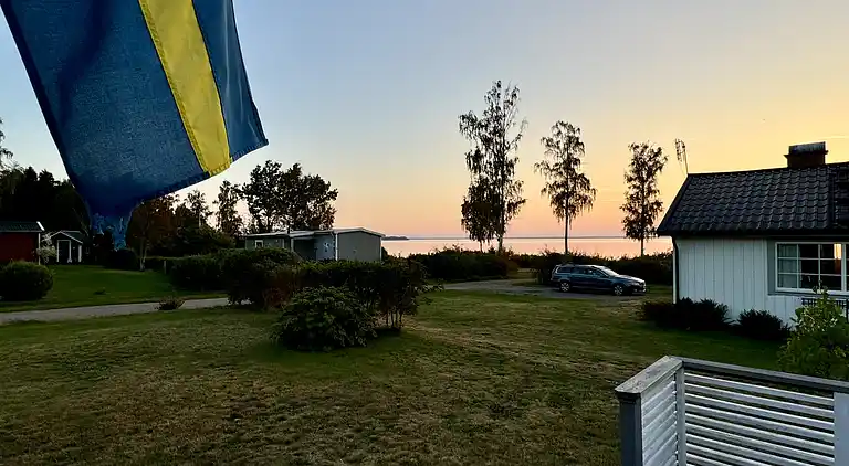 Panoramic view at the shore of Lake Vänern