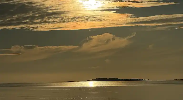 Panoramic view at the shore of Lake Vänern