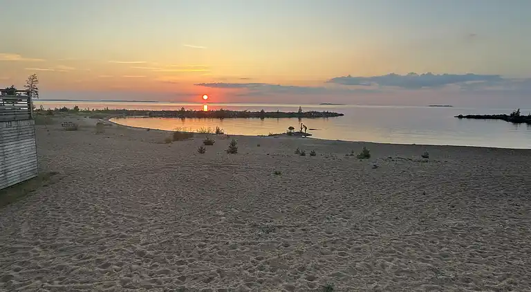 Panoramic view at the shore of Lake Vänern