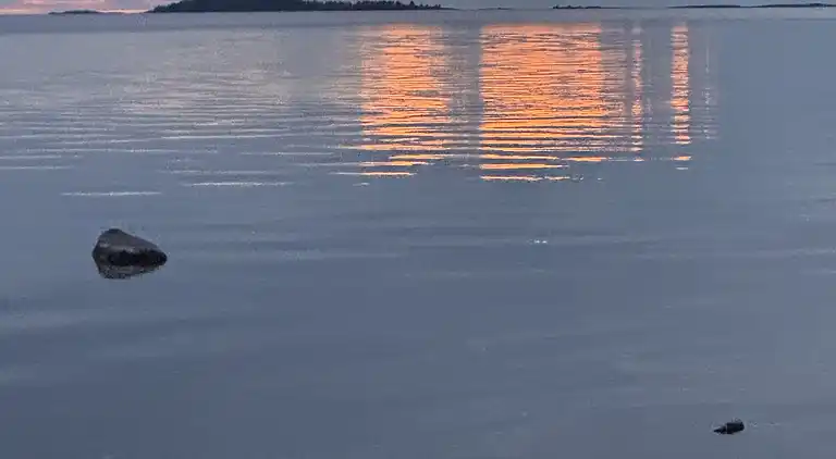 Panoramic view at the shore of Lake Vänern