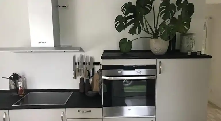 Lyst feriehus i grønne omgivelser nær vandet