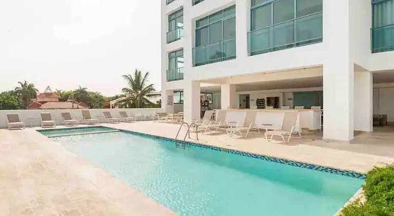 Juan Dolio 2BR Apt direkt am Strand