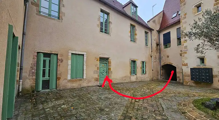 Maisonette 15 Minuten vom Bahnhof entfernt, historisches