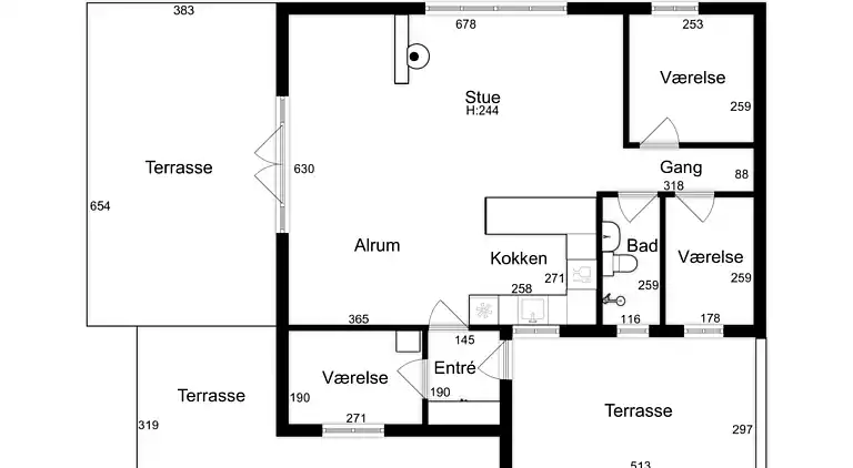 Gemütliches Ferienhaus nahe Strand und Ruhe