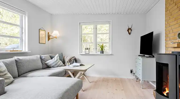Familieferie tæt på strand og havneliv