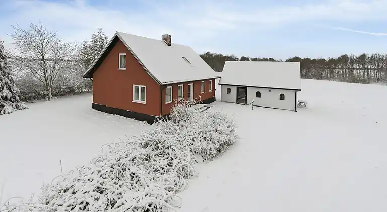 Geräumiges Ferienhaus in Bornholms Natur