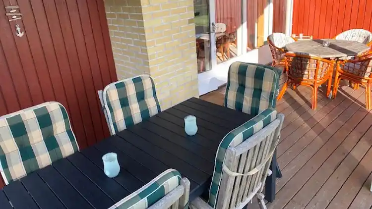 Ferienhaus, nur 300 Meter vom Strand entfernt.