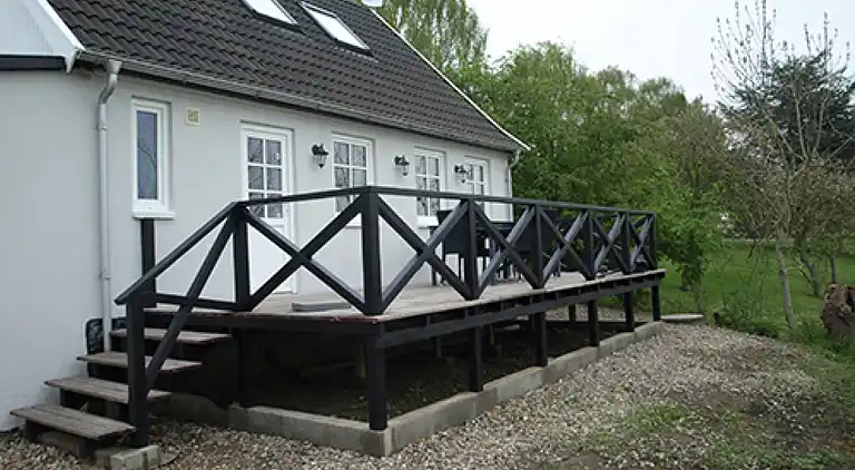 Ferienhaus mit 100 m² verteilt auf 2 Etagen.