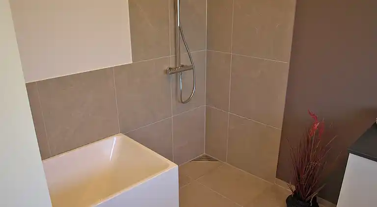 1. række  med havudsigt.