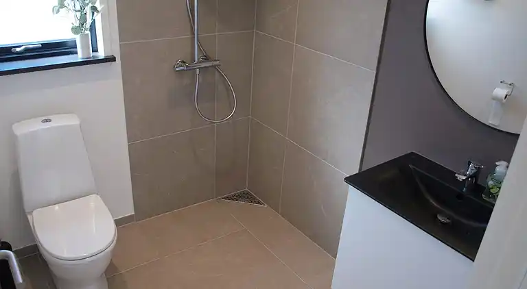 1. række  med havudsigt.