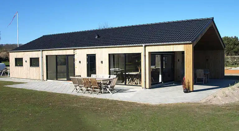 1. række  med havudsigt.