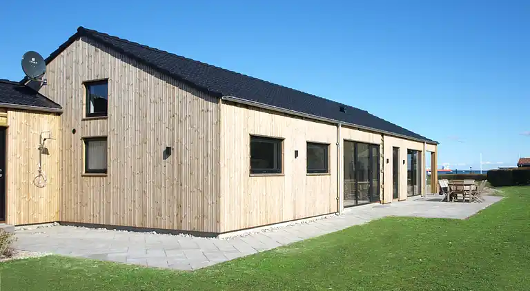 1. række  med havudsigt.