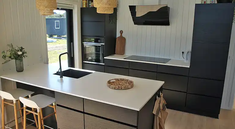 1. række  med havudsigt.