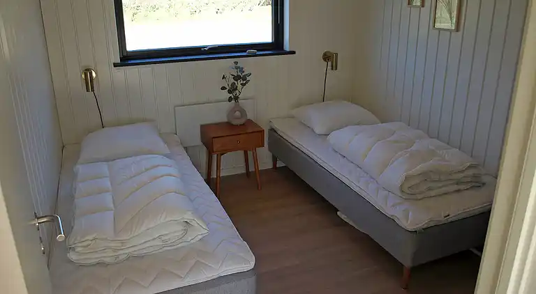 1. række  med havudsigt.