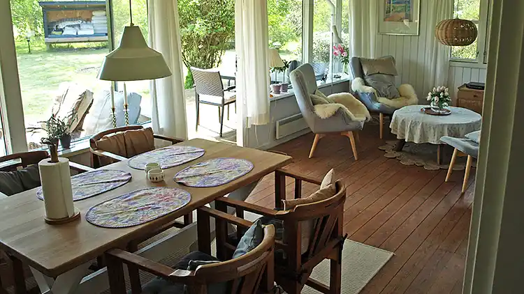 Ferienhaus, nur ca. 200 m vom Wasser entfernt. 