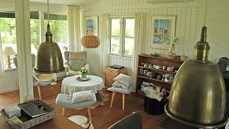 Ferienhaus, nur ca. 200 m vom Wasser entfernt. 