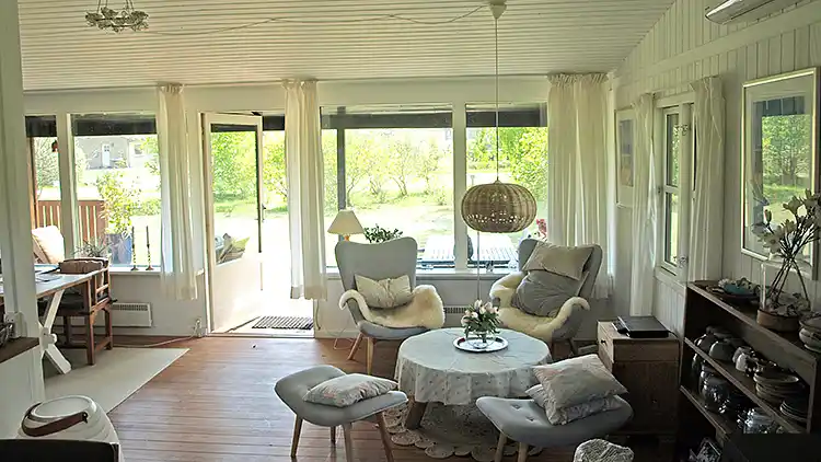 Ferienhaus, nur ca. 200 m vom Wasser entfernt. 