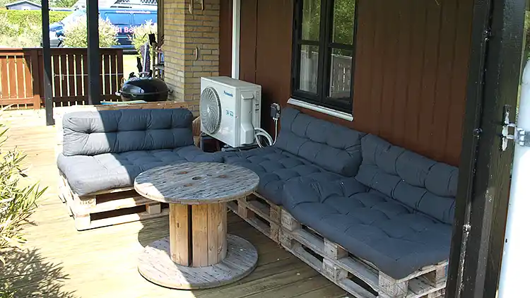 Ferienhaus, nur ca. 200 m vom Wasser entfernt. 