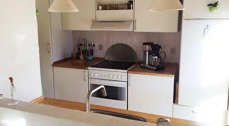 Ferienhaus nur 300 Meter vom Wasser entfernt.