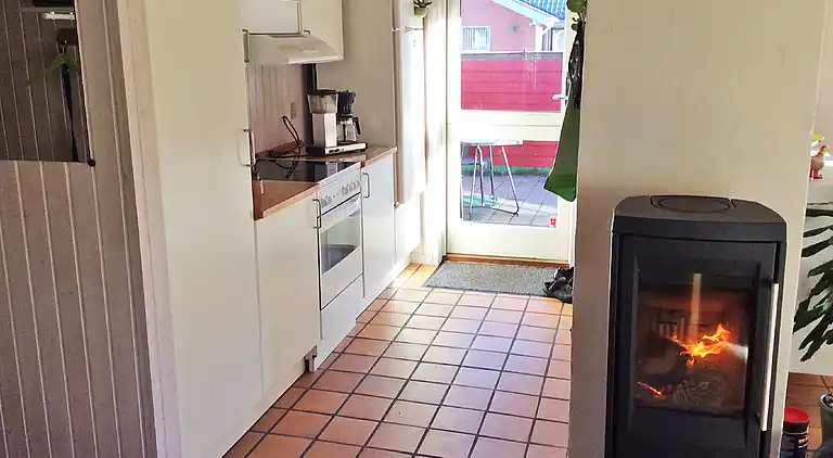 Ferienhaus nur 300 Meter vom Wasser entfernt.