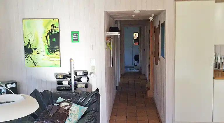 Ferienhaus nur 300 Meter vom Wasser entfernt.