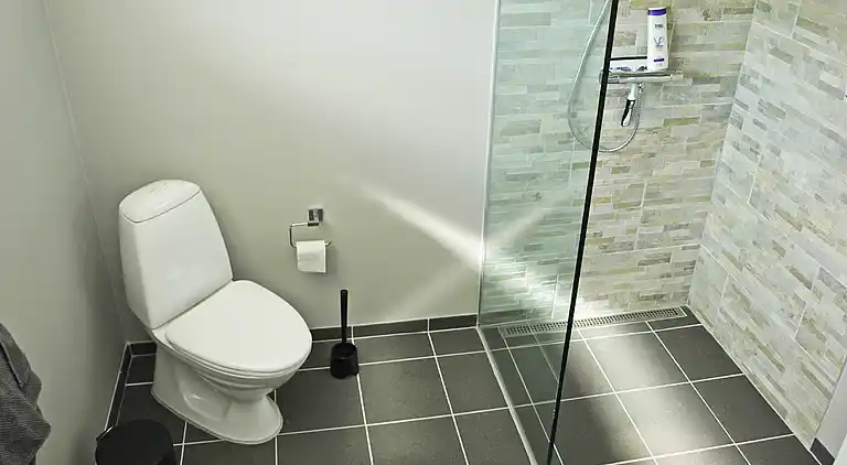 Schönes Ferienhaus für 12 Personen mit Meerblick.