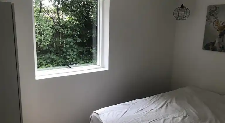 Lyst feriehus i grønne omgivelser nær vandet