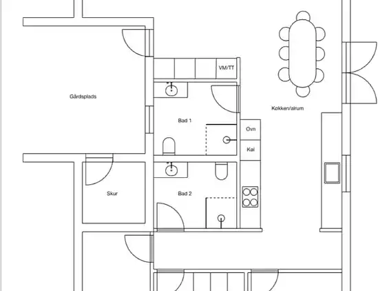  Neu renoviertes Haus mit 2 Bädern naturnah