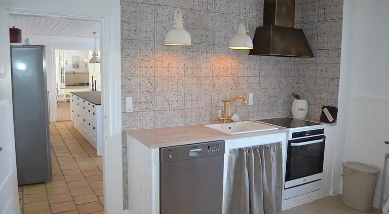 Stort feriehus i "badehotellet" stil 